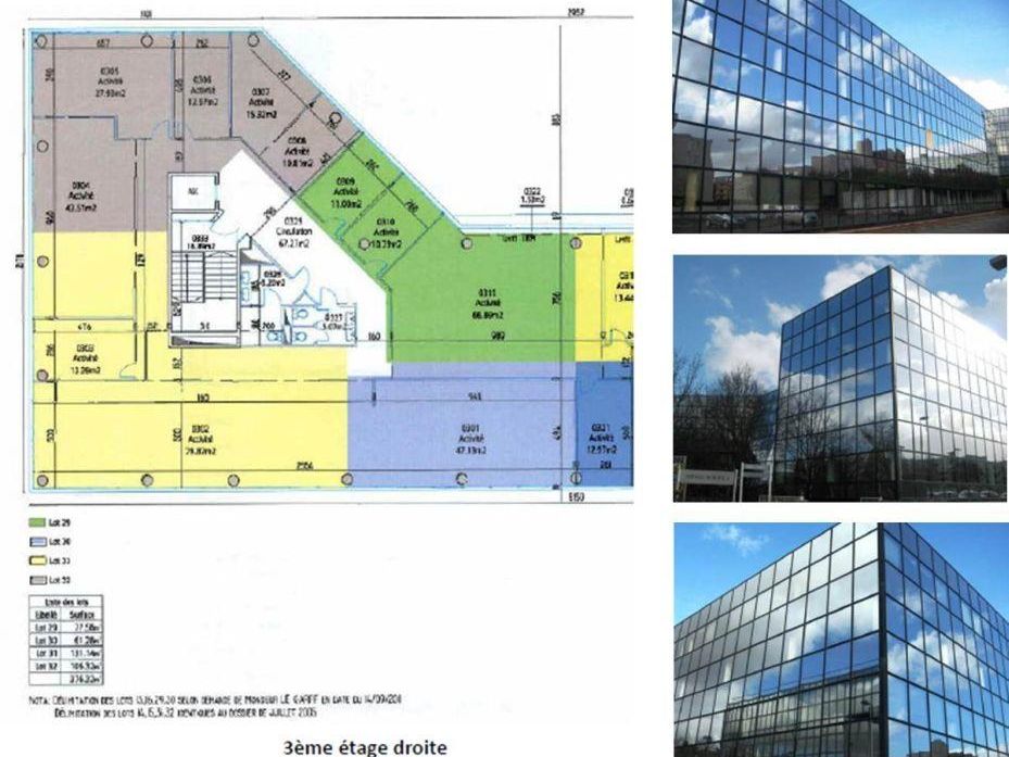 1636 m² pour ce bureaux en location à Evry