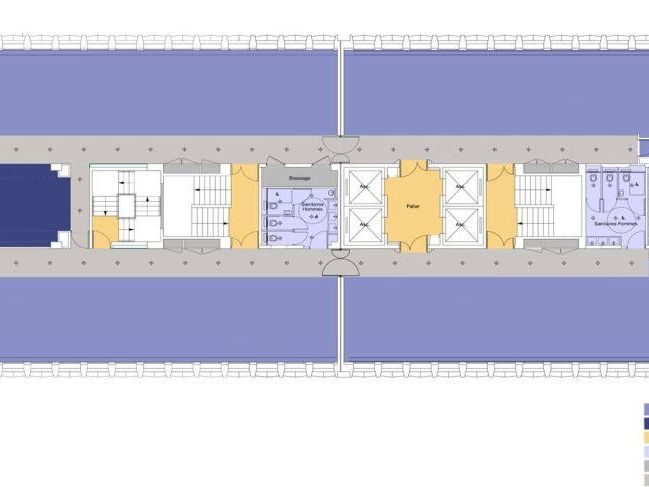 1492 m² pour ce bureaux en location à Paris