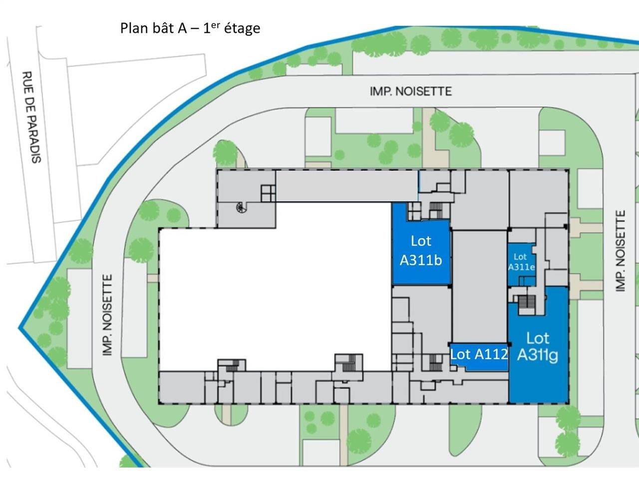 Location bureaux 573 m² divisibles à partir de 66 m²