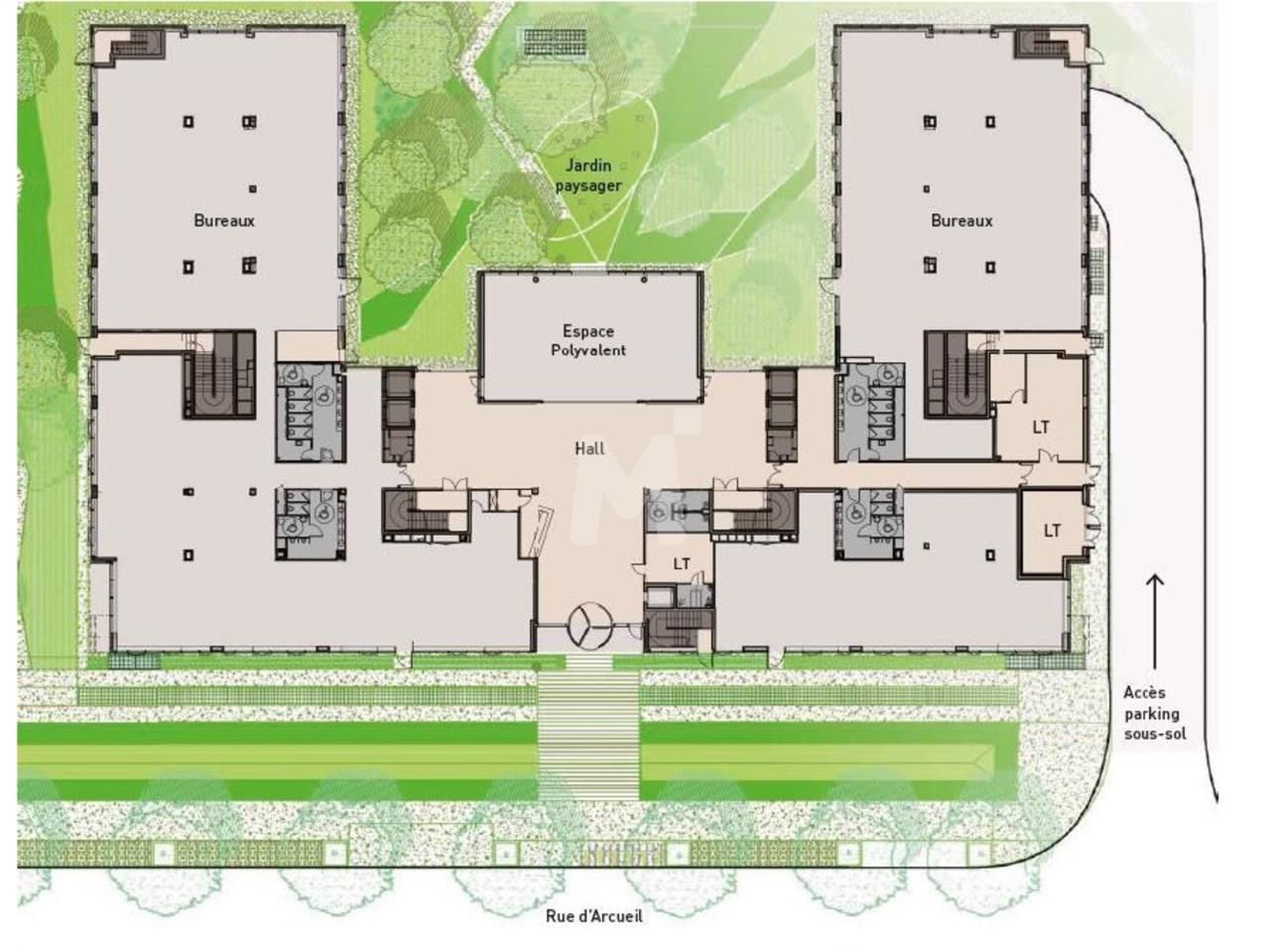 Location bureaux 2779 m² divisibles à partir de 350 m²