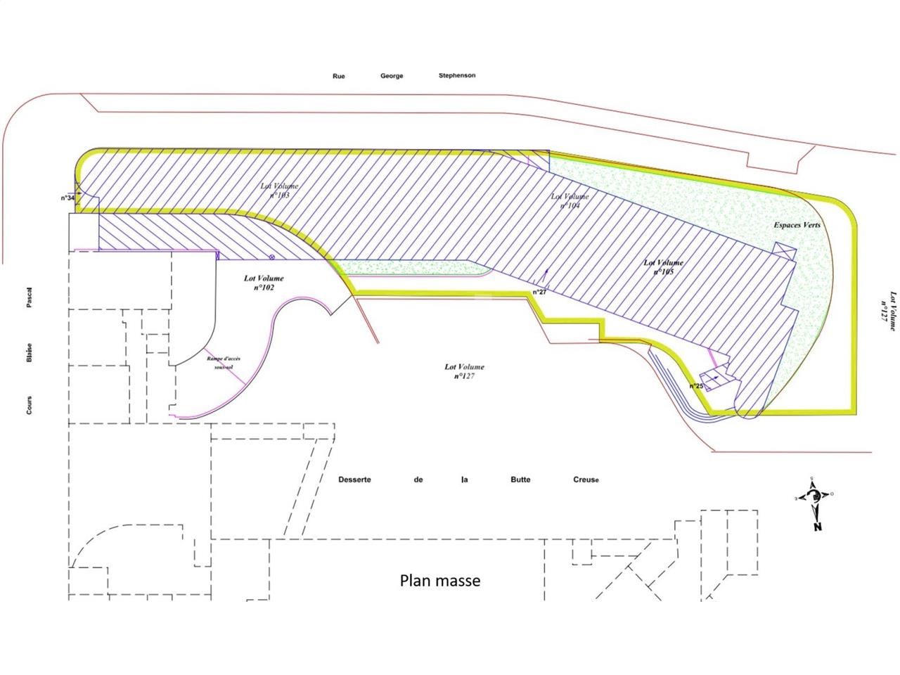 Location bureaux 554 m² non divisibles