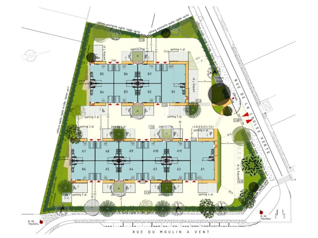 Vente entrepots 4449 m² divisibles à partir de 229 m²