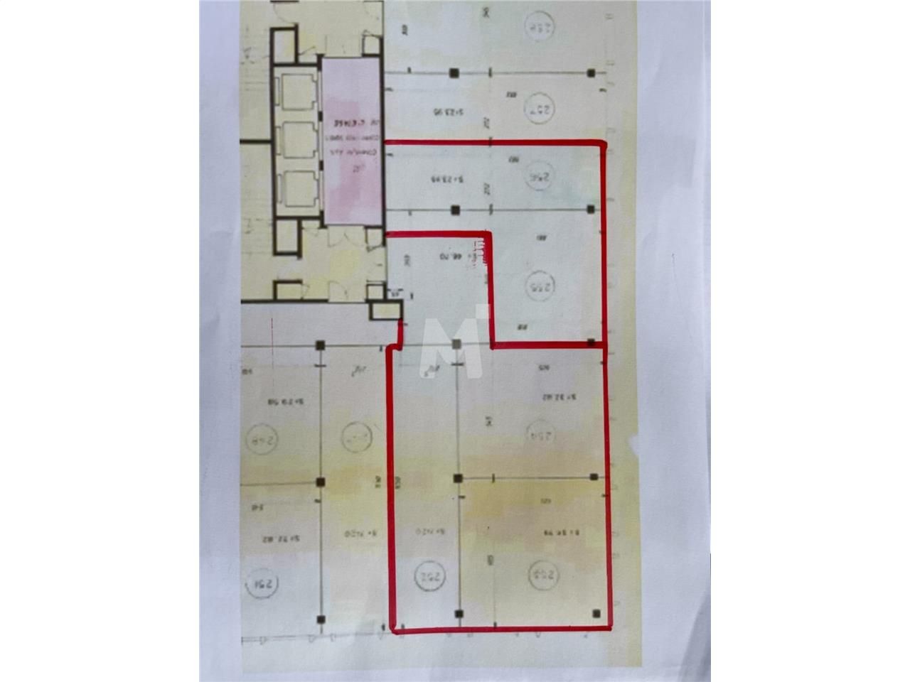 Location bureaux 171 m² non divisibles