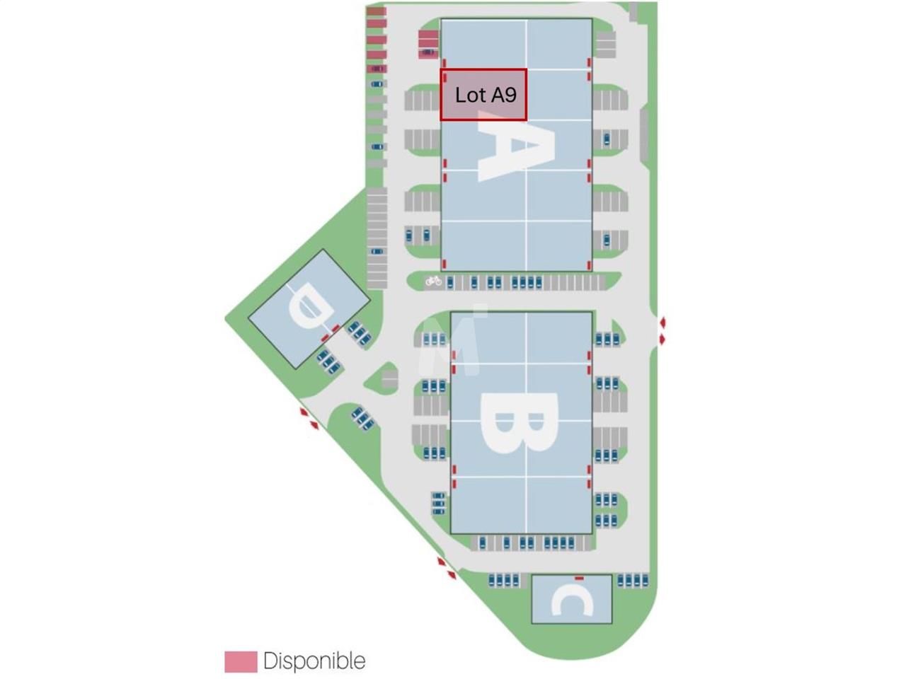 Location entrepots 511 m² non divisibles