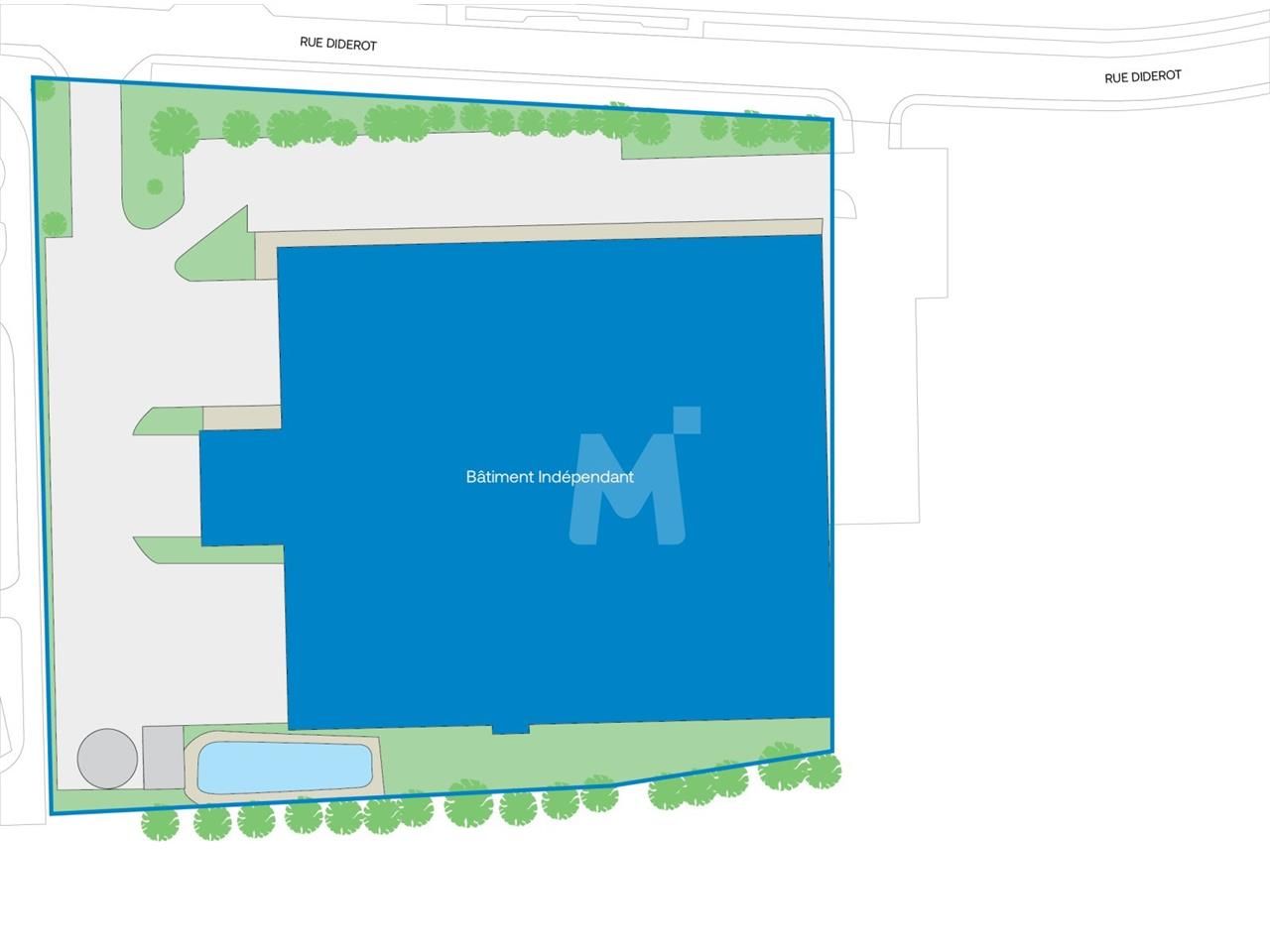 Location entrepots 6734 m² non divisibles