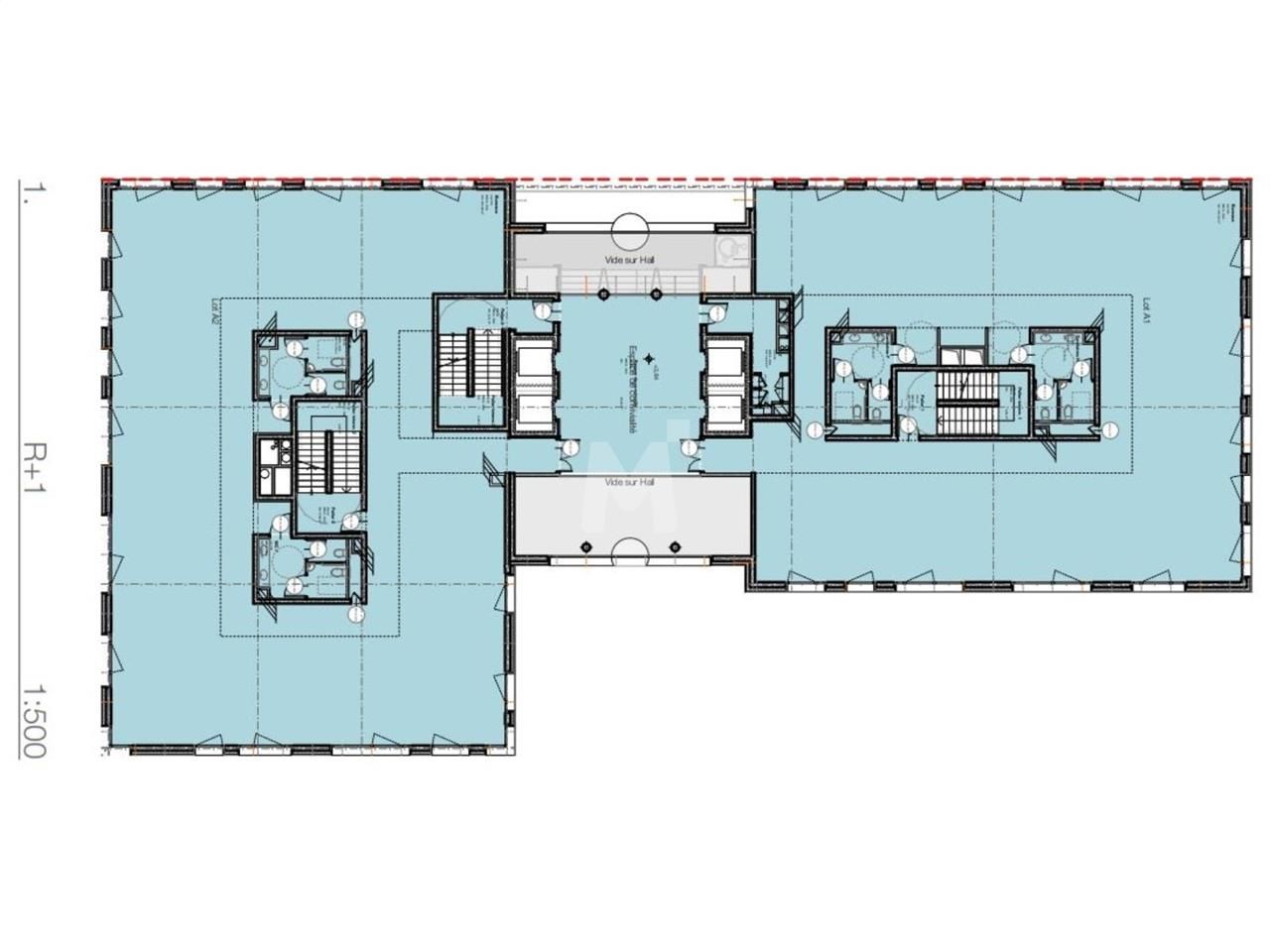 Location bureaux 745 m² divisibles à partir de 324 m²