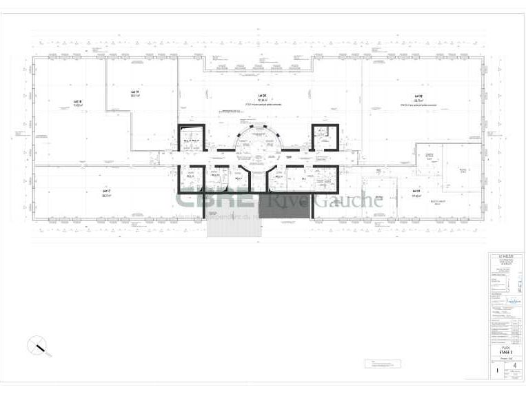 Location bureaux 130 m² non divisibles
