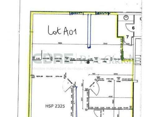 Location bureaux 175 m² divisibles à partir de 46 m²
