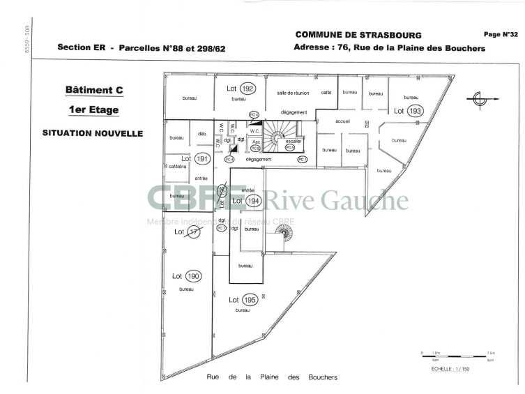 Vente bureaux 426 m² divisibles à partir de 87 m²