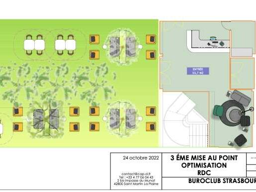 Location bureaux 512 m² divisibles à partir de 8 m²