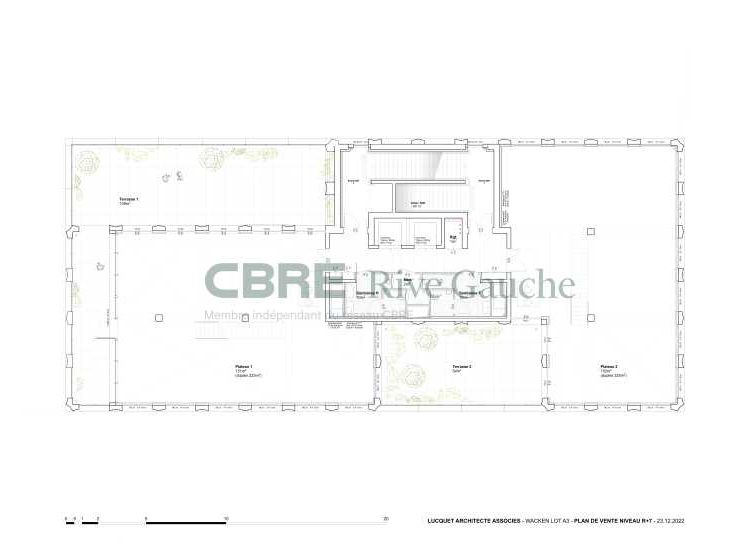 Location bureaux 2691 m² divisibles à partir de 538 m²