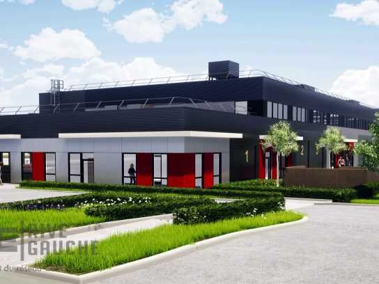 Bâtiment à construire, à usage mixte (bureaux, sh