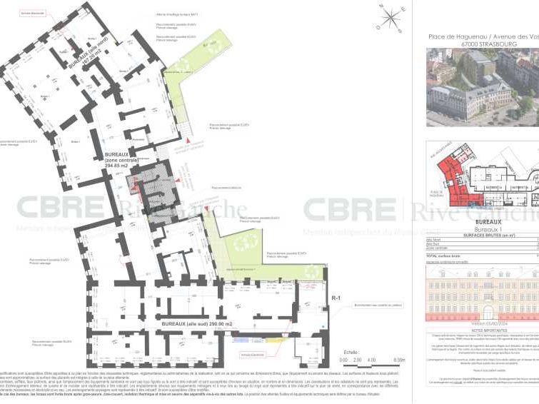 Vente bureaux 2595 m² divisibles à partir de 727 m²