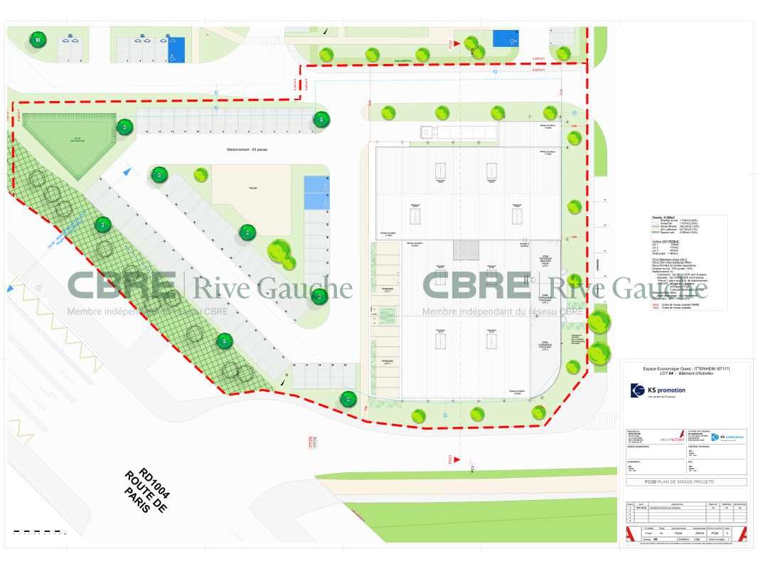 Vente entrepots 1417 m² divisibles à partir de 167 m²