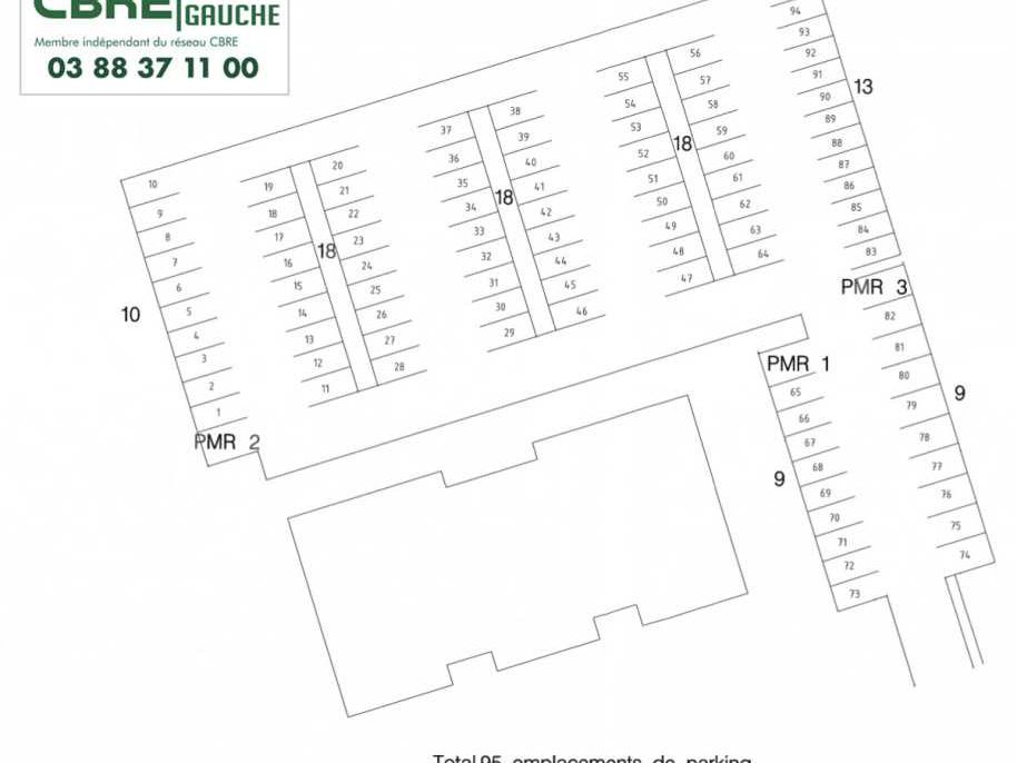 Location bureaux 513 m² divisibles à partir de 136 m²