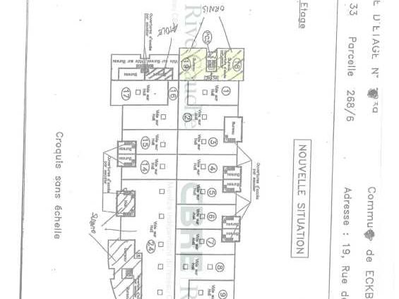 Location bureaux 197 m² divisibles à partir de 98 m²