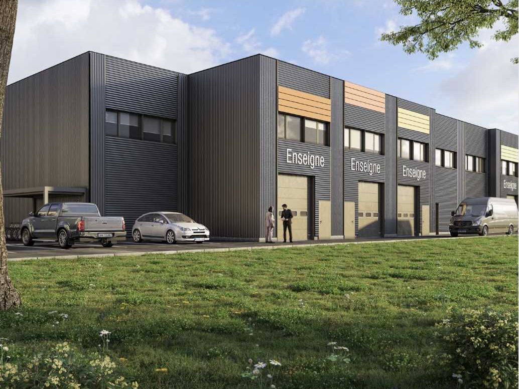 Parc d'activités situé à BISCHHEIM,  composé de 3