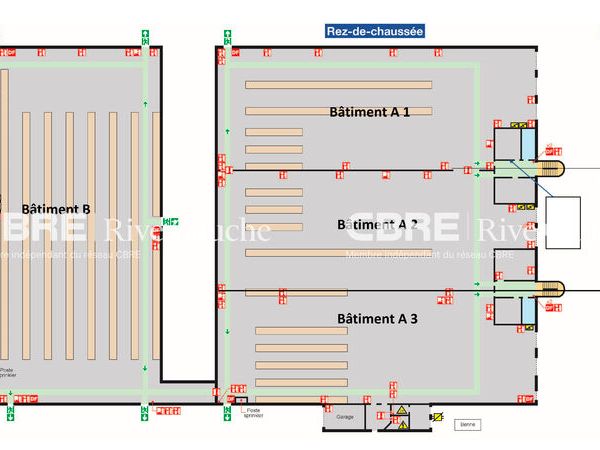 Entrepôt d'une superficie totale de 10 000m2 offr