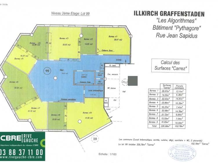 Au sud de Strasbourg, Rive Gauche CBRE vous propo