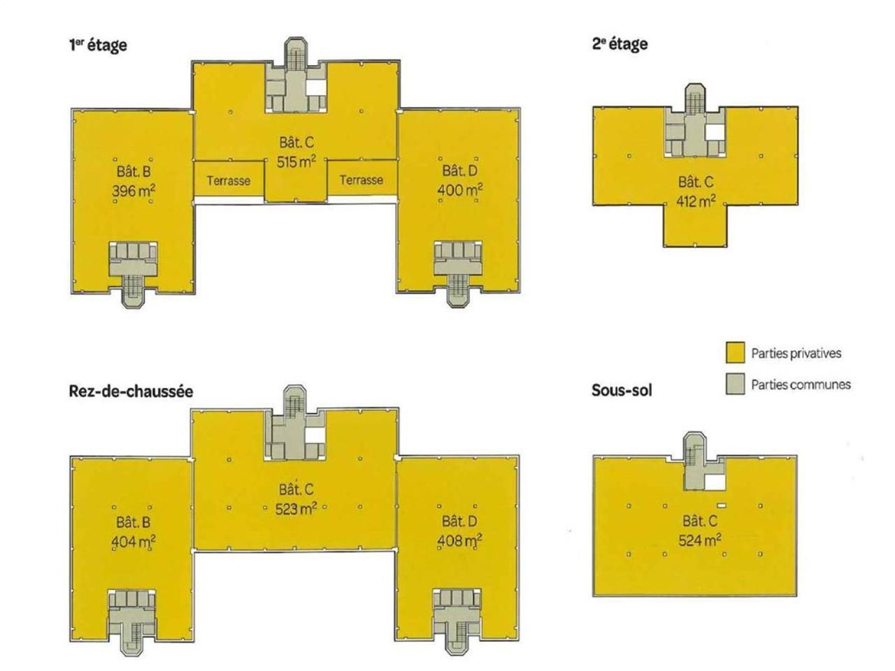 Location Bureaux 2123 m² divisibles 93400 Saint-ouen-sur-seine