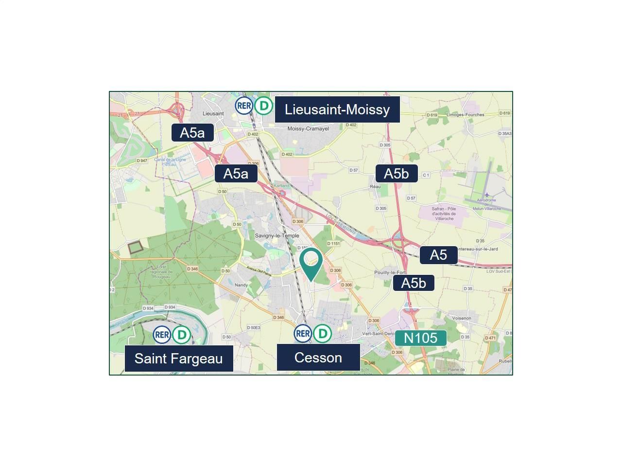 22000 m² pour ce activité en vente à Savigny-le-temple