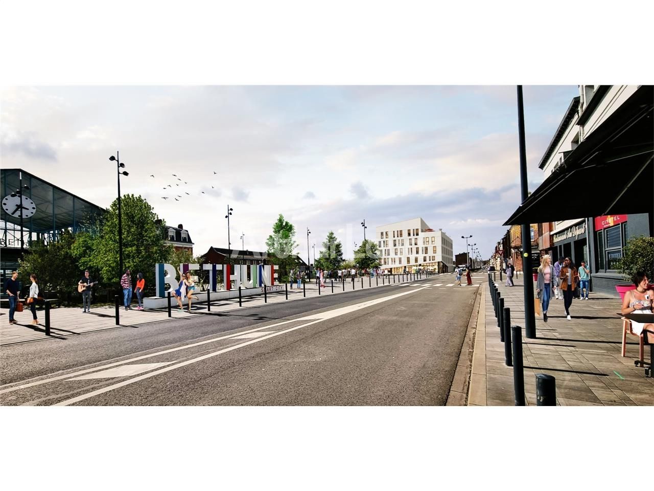 Programme de bureaux neufs bénéficiant 