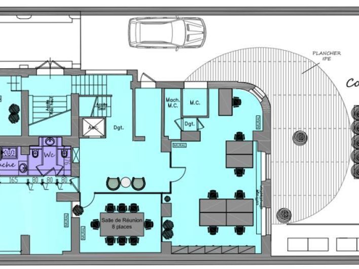 1823 m² pour ce bureaux en location à Paris
