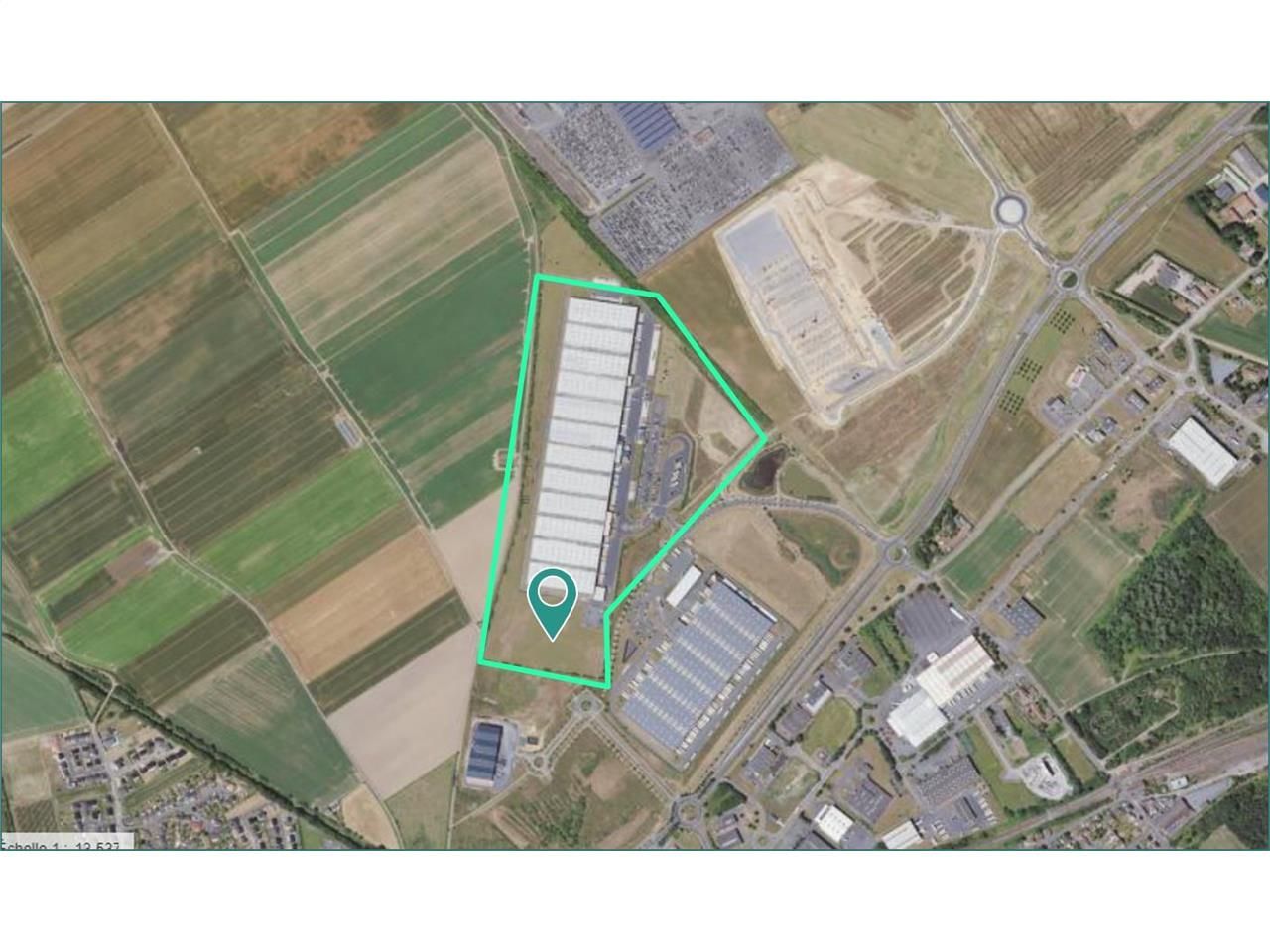 20513.32 m² pour cetentrepôts classe a en location à Brebières