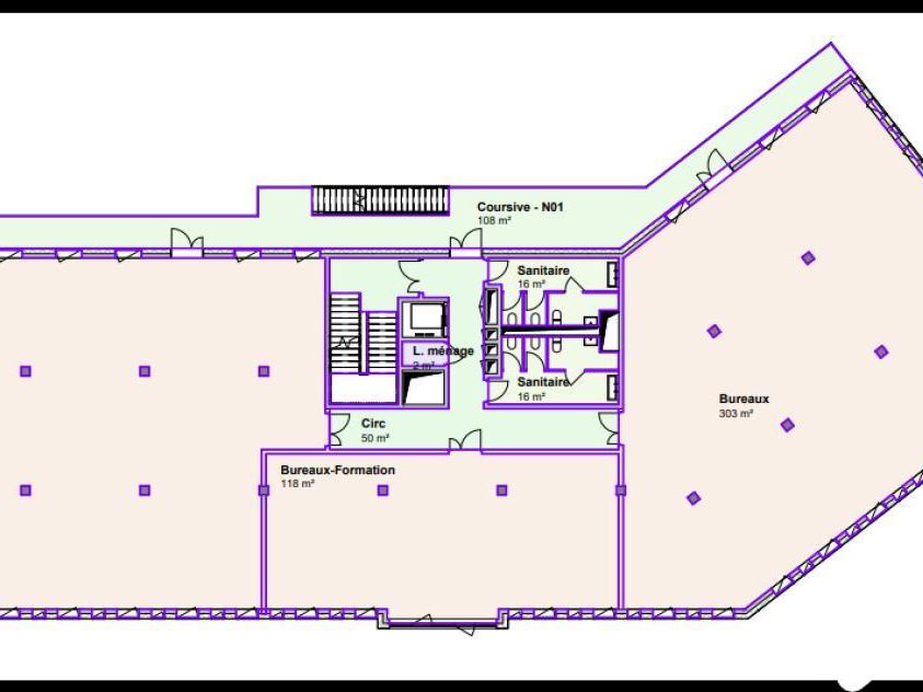5538.5 m² pour ce bureaux en vente à Marquette-lez-lille