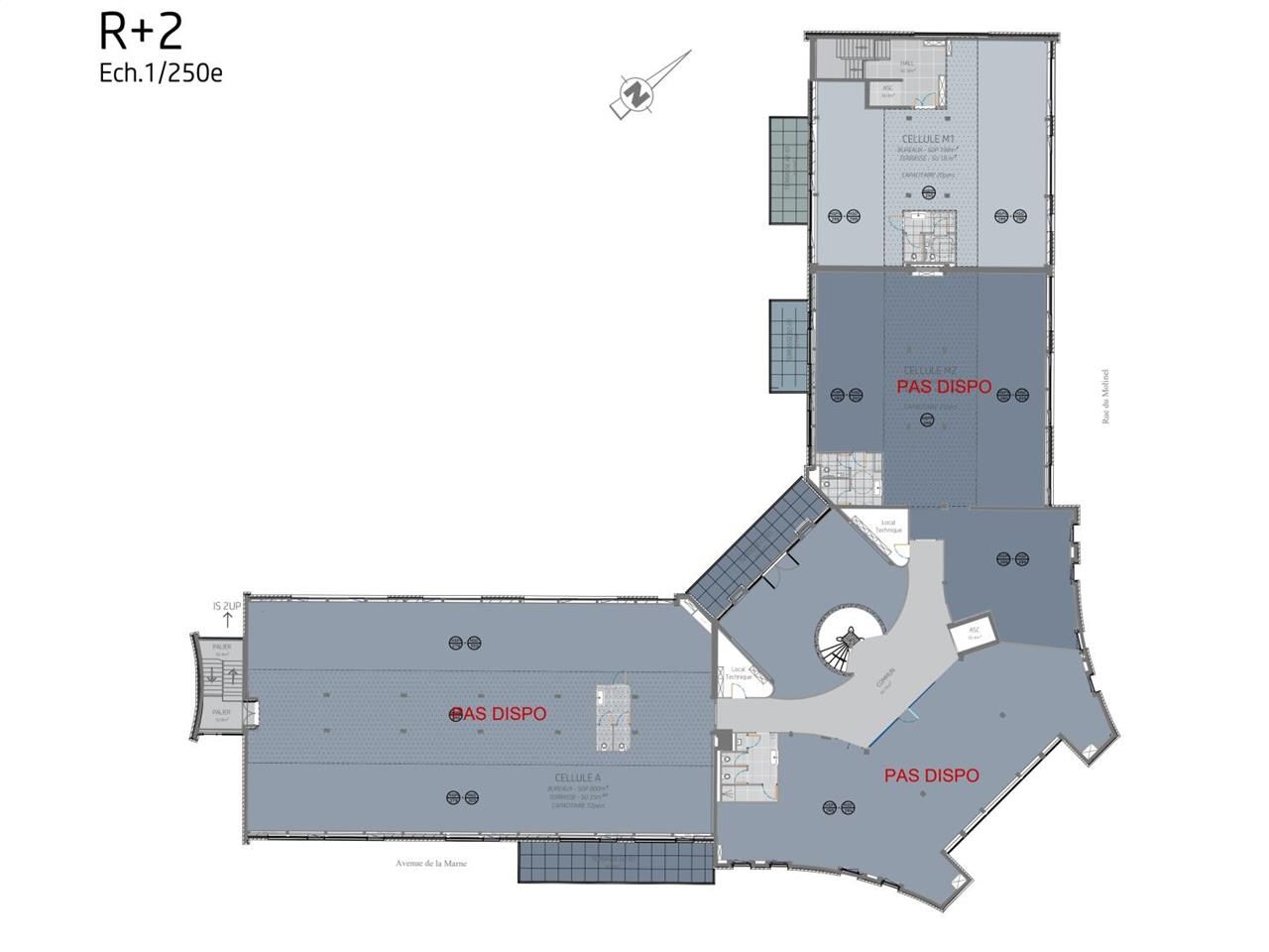 198 m² pour ce bureaux en location à Wasquehal