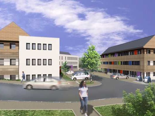 A Plougastel-Daoulas, au sein d'un ensemble immob