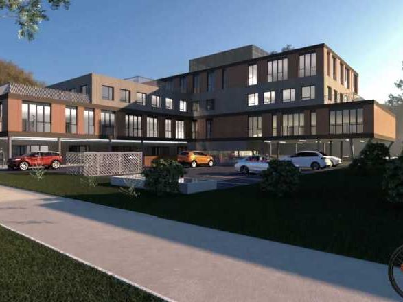 Au sein d'un bâtiment HQE d'environ 3 200 m² édif