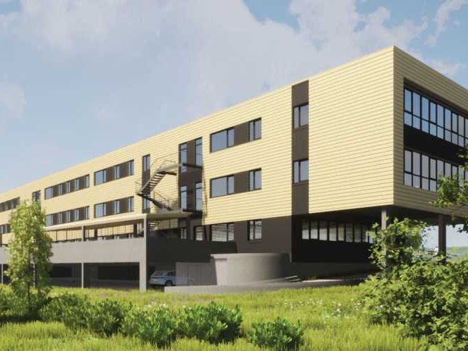 Bâtiment neuf tertiaire indépendant édifié sur 3