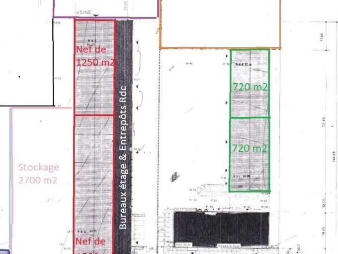 Location bureaux 462 m² divisibles à partir de 107 m²