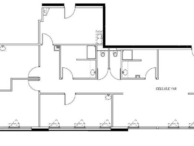 Vente bureaux 157 m² non divisibles