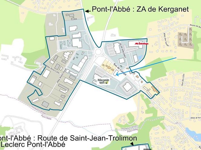 Location locaux commerciaux 549 m² non divisibles