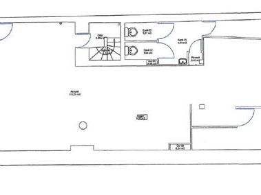 Location locaux commerciaux 210 m² non divisibles