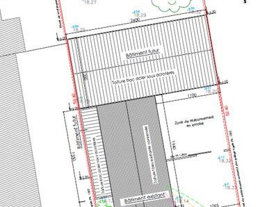 Location bureaux 113 m² non divisibles