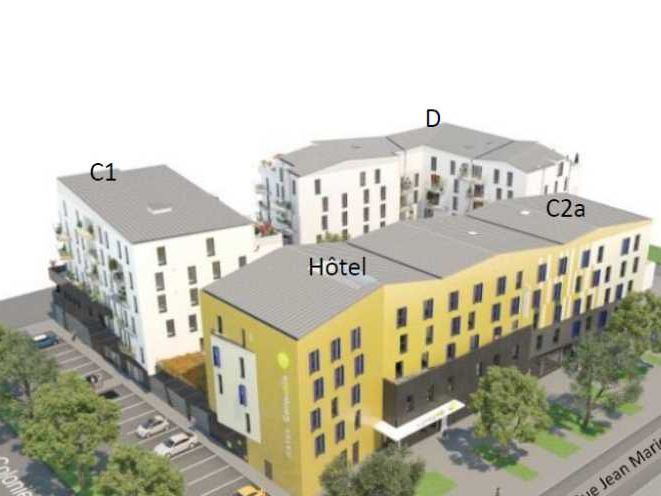 L'ensemble immobilier propose une surface commerc