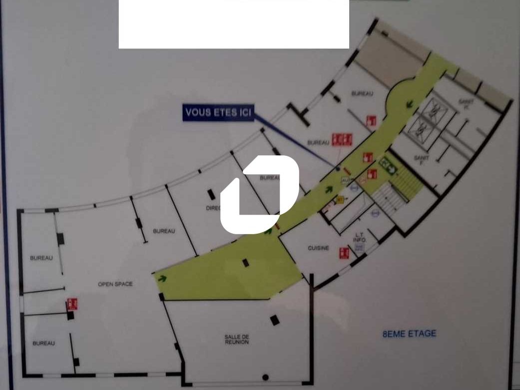 Location bureaux 1150 m² divisibles à partir de 280 m²