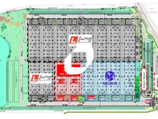 Location entrepots 12000 m² divisibles à partir de 6000 m²