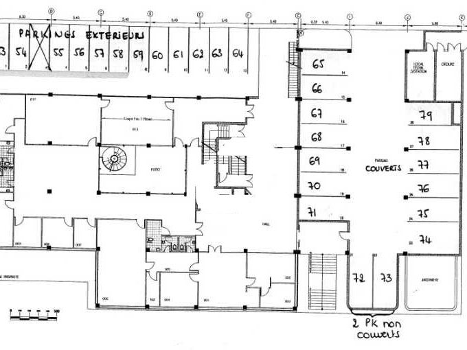 Location bureaux 1132 m² divisibles à partir de 384 m²