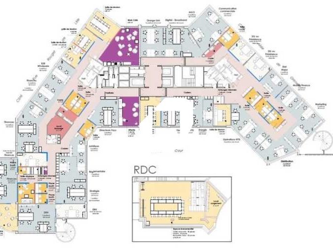 Location bureaux 3017 m² divisibles à partir de 116 m²