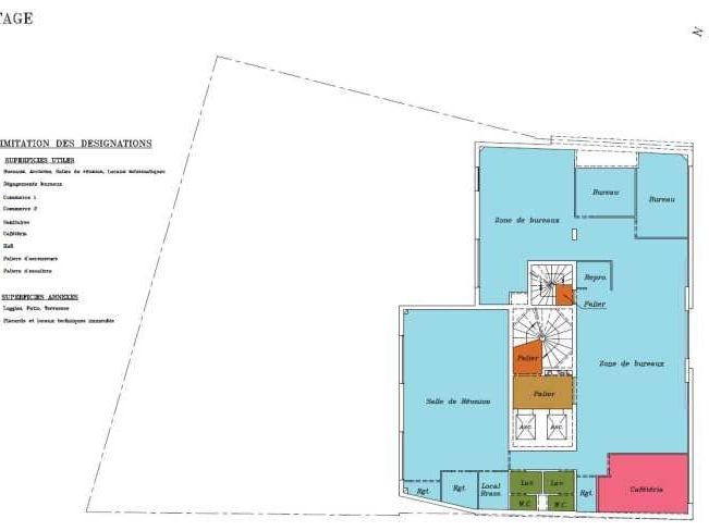 Location bureaux 766 m² divisibles à partir de 254 m²