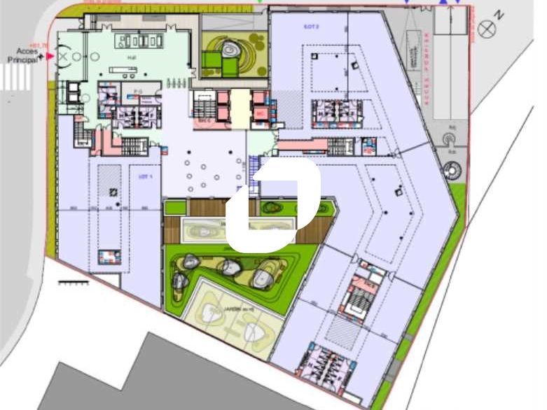 Location bureaux 743 m² non divisibles