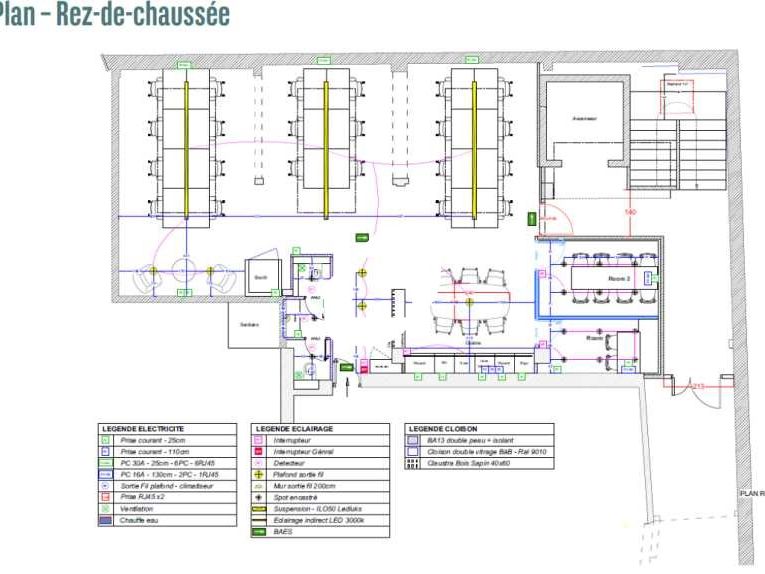 Vente bureaux 120 m² non divisibles