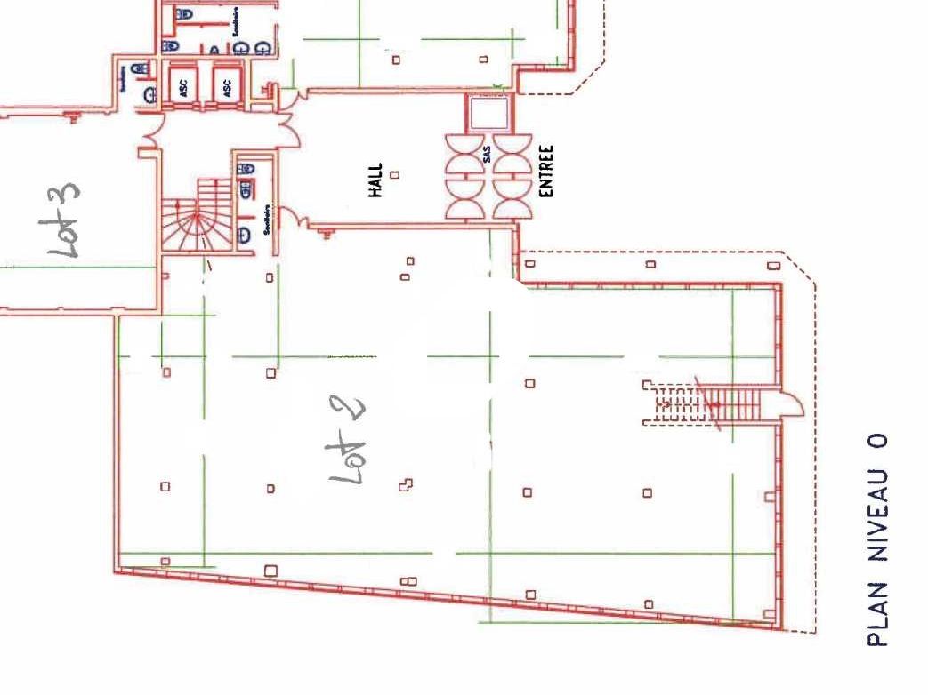 Location bureaux 397 m² non divisibles
