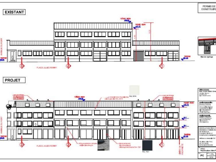 Location bureaux 2467 m² divisibles à partir de 121 m²