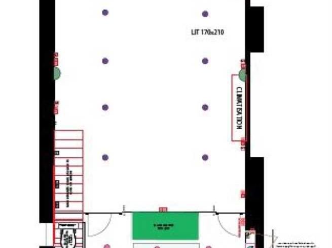 Bureaux fermé Coworking bureaux 150 m² non divisibles