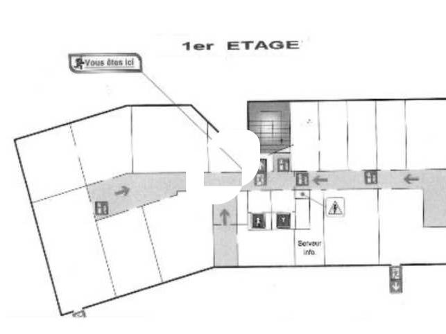 Location bureaux 484 m² non divisibles
